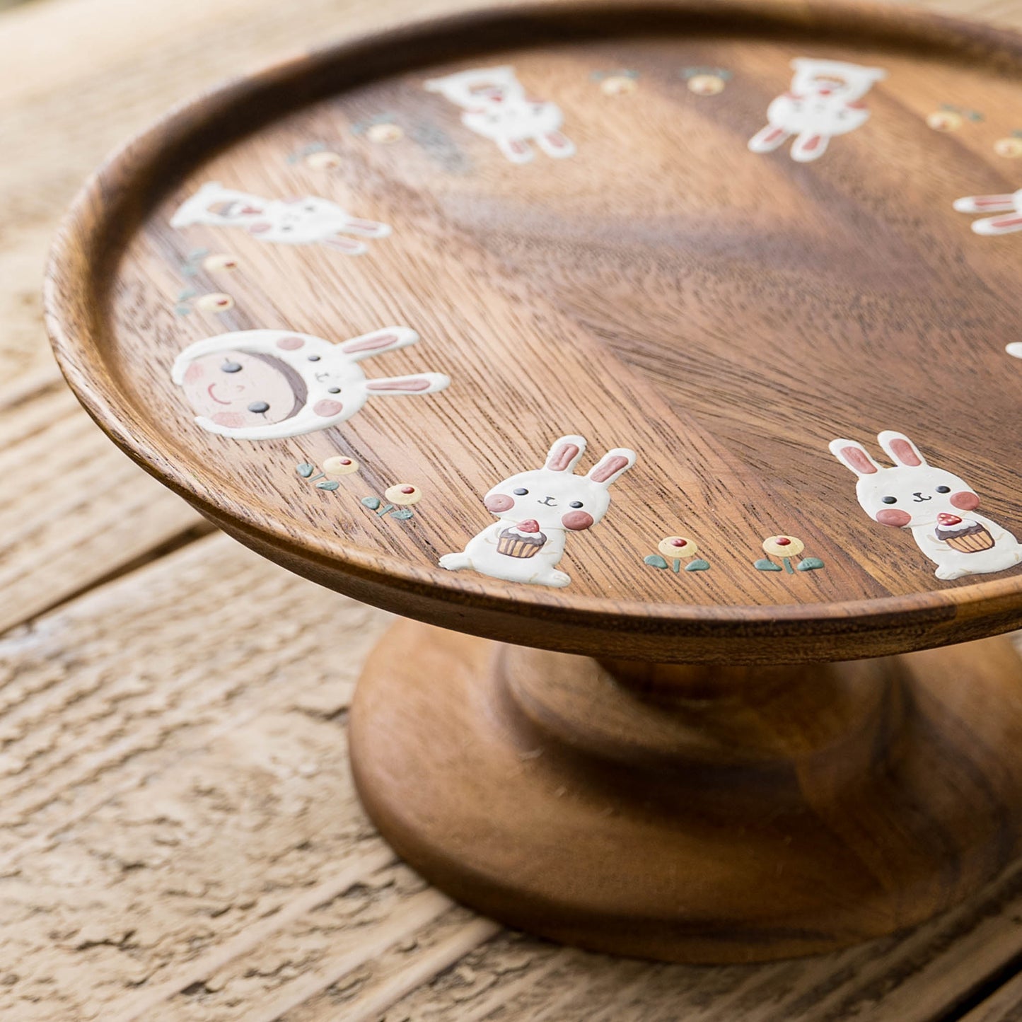 Cake stand plate  Strawberry｜ Kie - zakka 