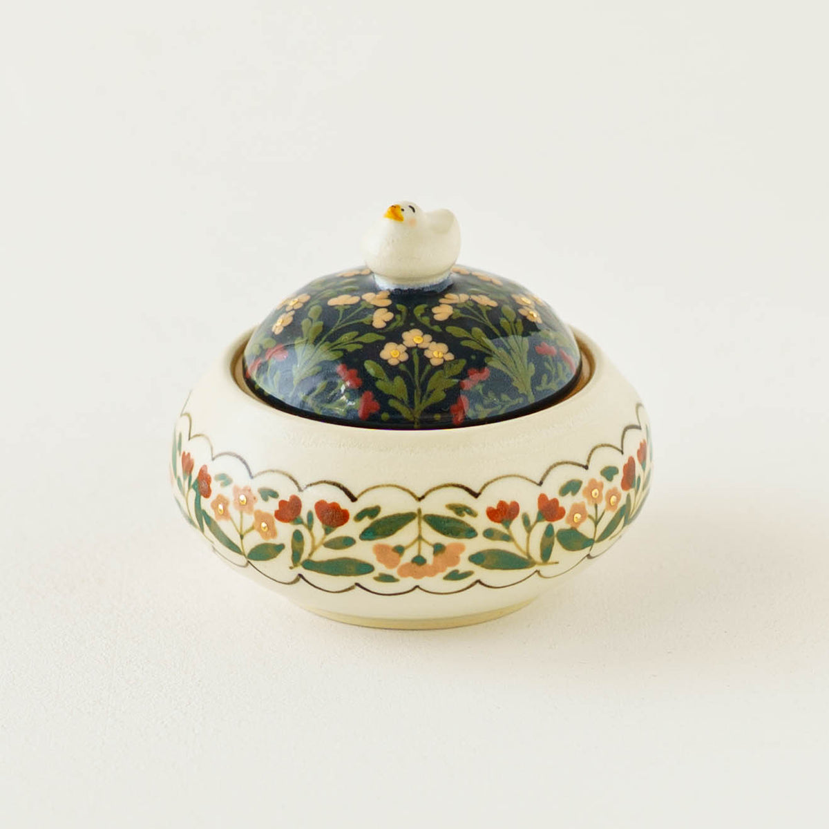 Lidded container duck A | Ayano Arai