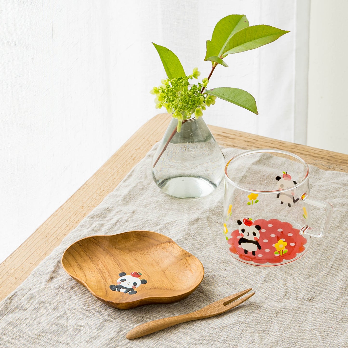 Small plate Panda  Cloud  | Kie - zakka 