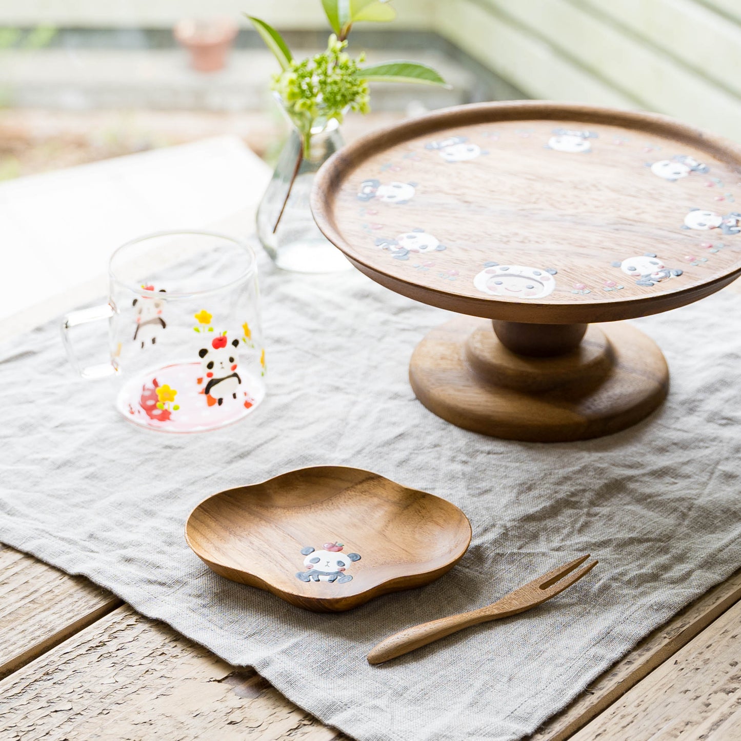 Small plate Panda  Cloud  | Kie - zakka 