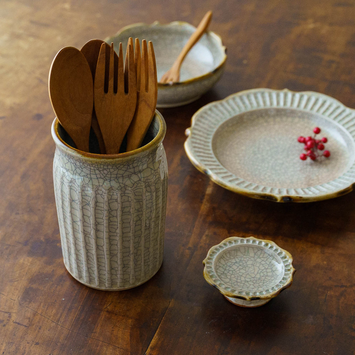 Cutlery stand  | Hana Craft