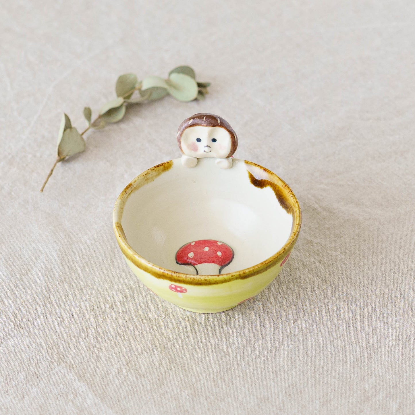 Girl x Mushroom Sake Cup | Kei Kajita