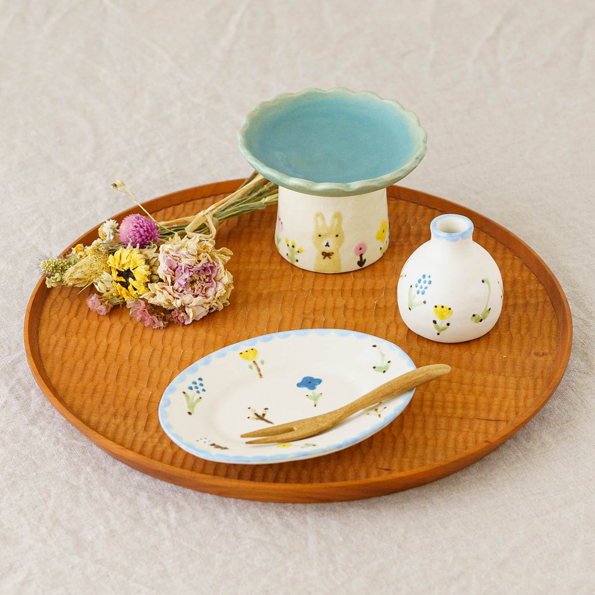 Small Plate flower | Aki Ota