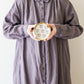 Cat x paw round plate｜Kei Kajita
