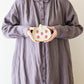 Cat x Strawberry Square Small Plate | Kajita Kei