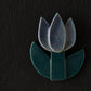 Flower chopstick rest tulip blue | Michi Tsujimoto 