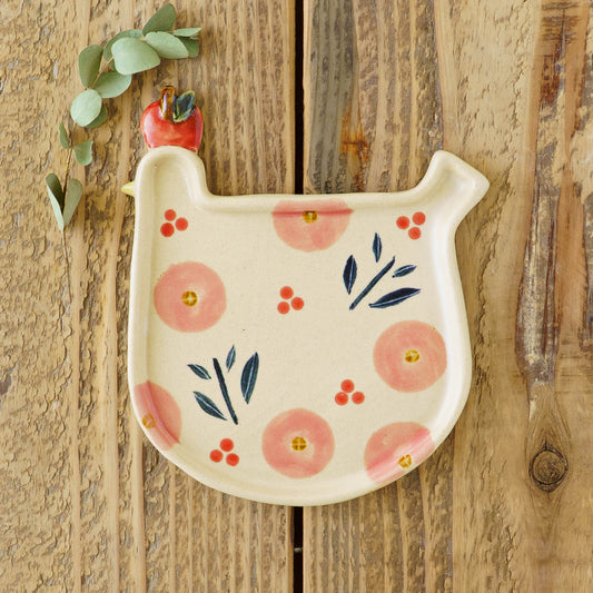 Liberty Bird Plate Pink | Kumiko Ishikawa