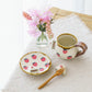 Strawberry round plate｜Kei Kajita