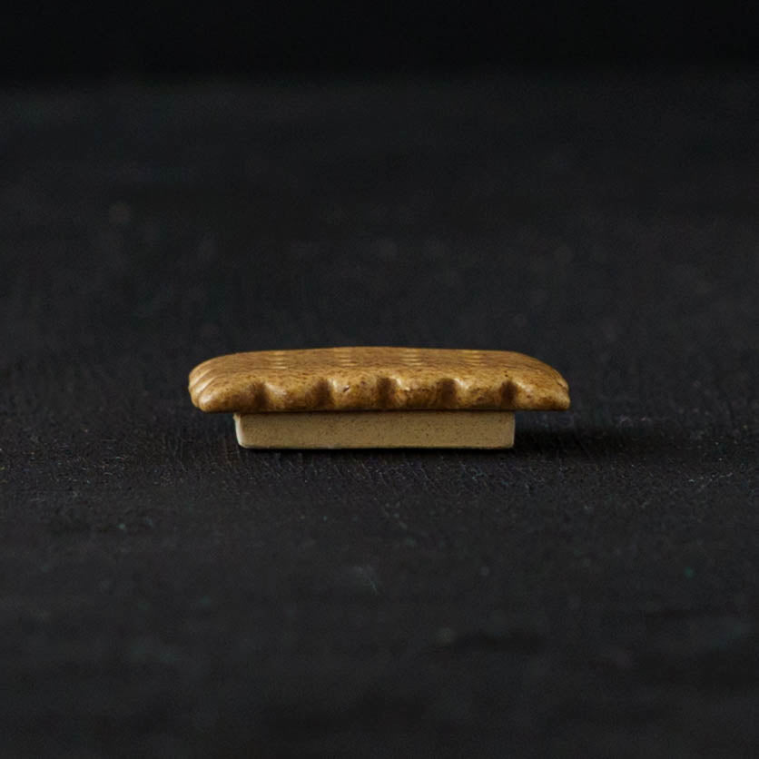 箸置き　クッキー　しかく｜辻本路
