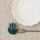 Flower chopstick rest tulip blue | Michi Tsujimoto 