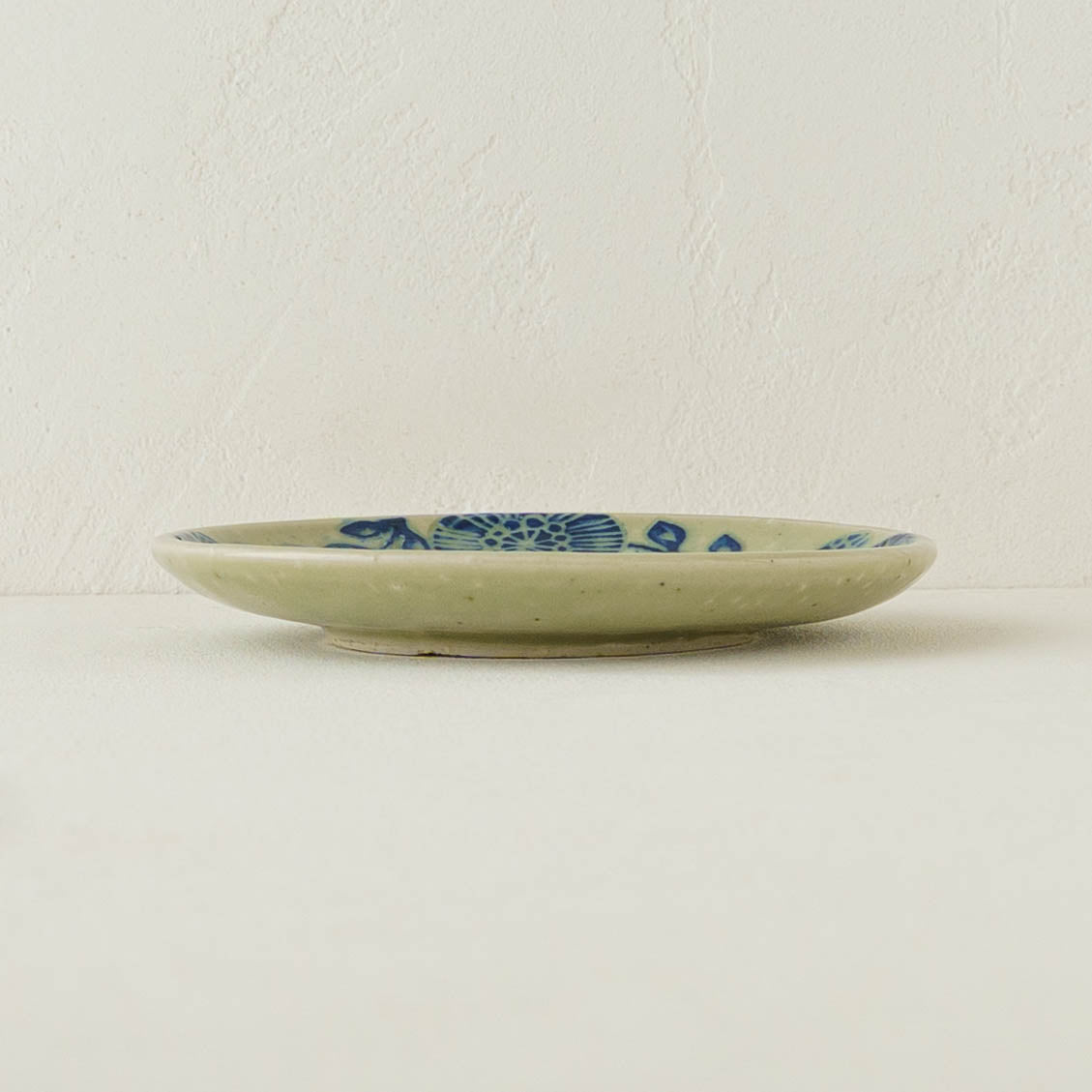 丸皿　5寸　呉須｜松崎麗