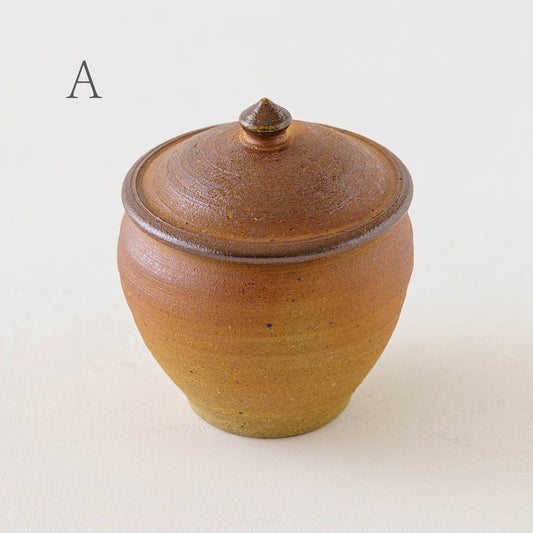 塩壷　上膨れ　M｜川尻製陶所