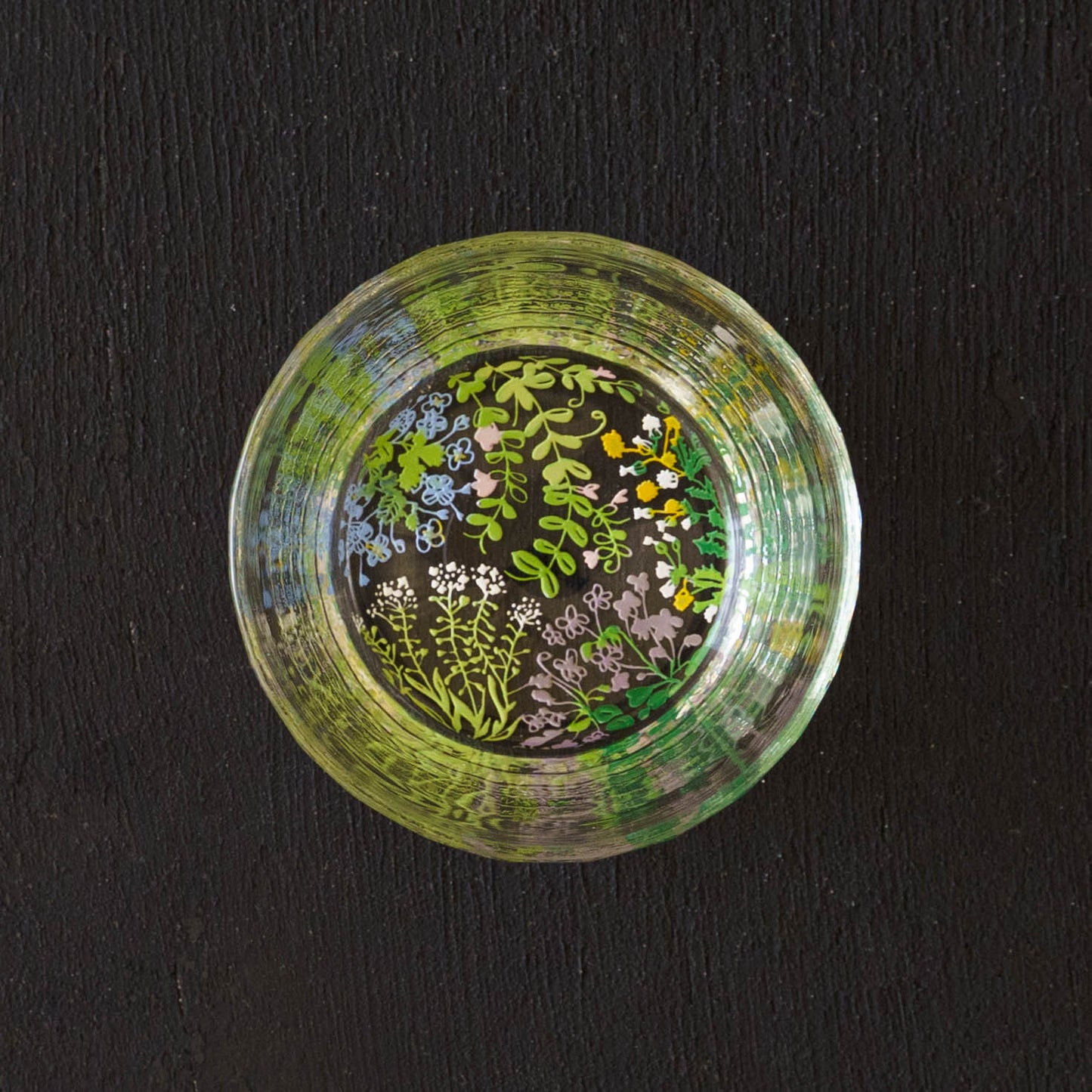 百花景　そばちょこグラス　春の草花｜金津沙矢香