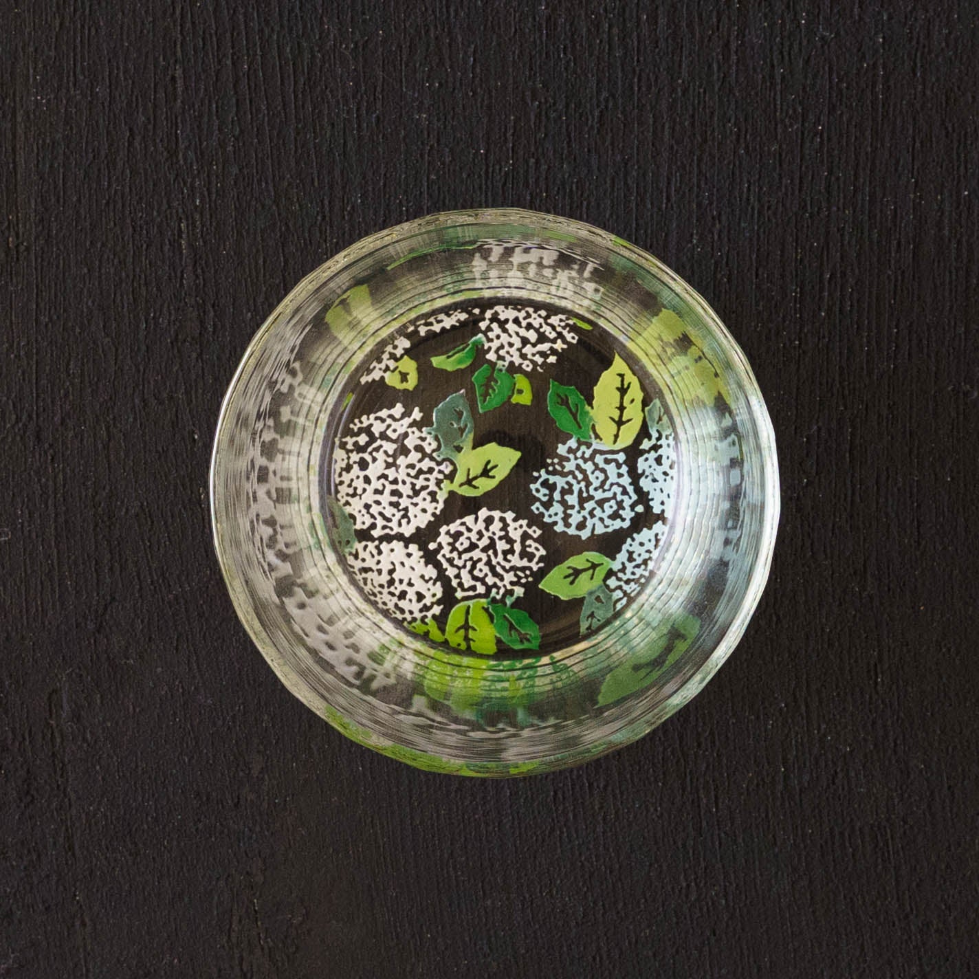百花景　そばちょこグラス　紫陽花｜金津沙矢香