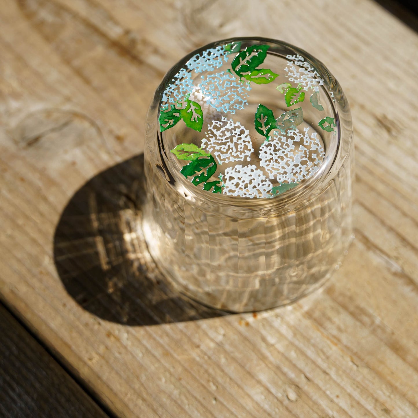 百花景　そばちょこグラス　紫陽花｜金津沙矢香