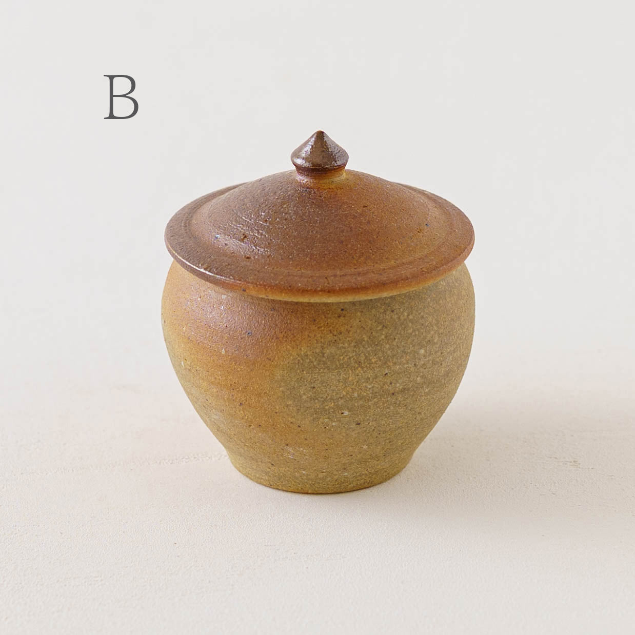 砂糖壷　上膨れ　S｜川尻製陶所