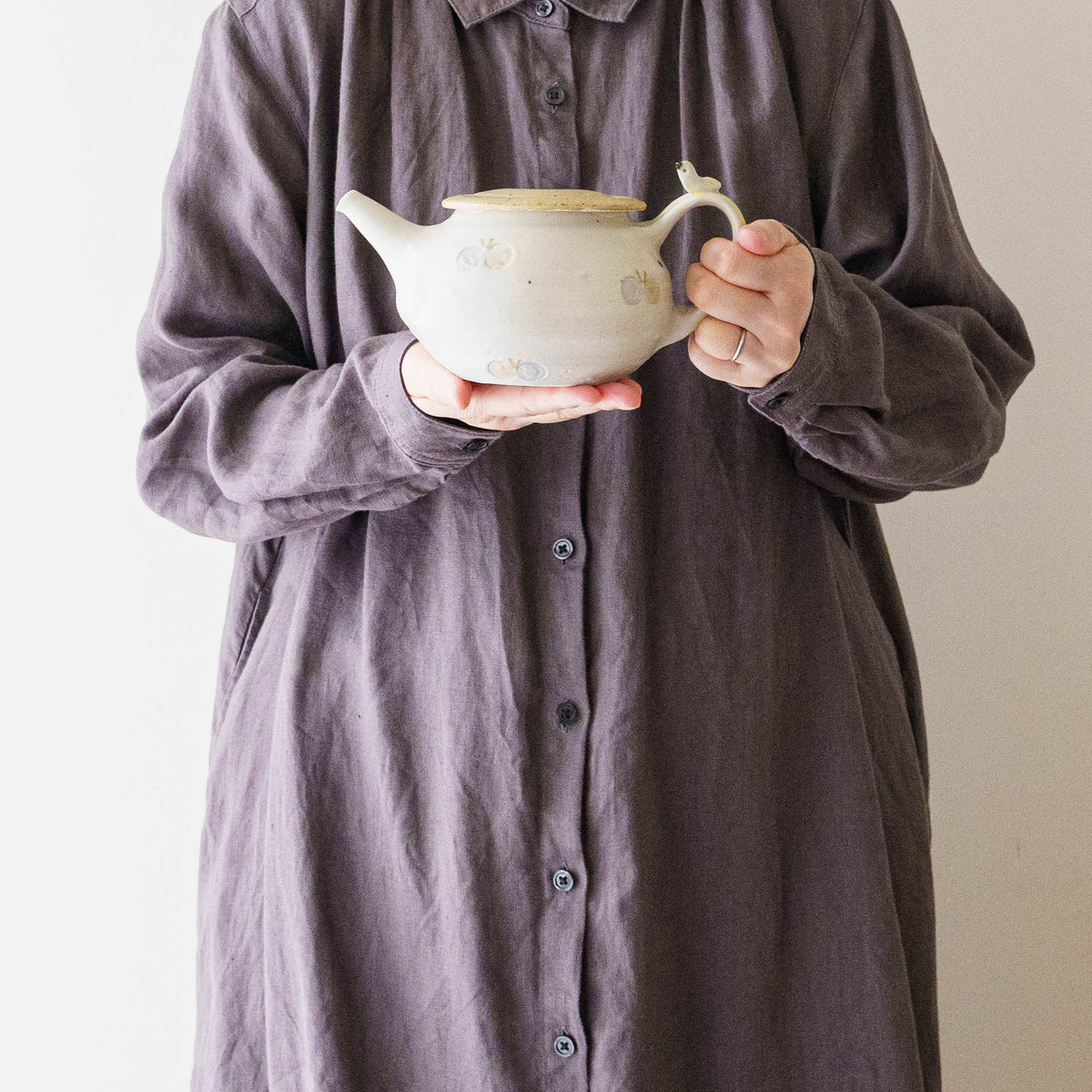 Pot Bird x Butterfly Light Brown | Haruko Harada