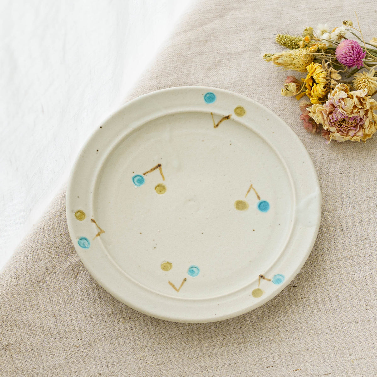 15cm Rim Plate Cherries | Haruko Harada