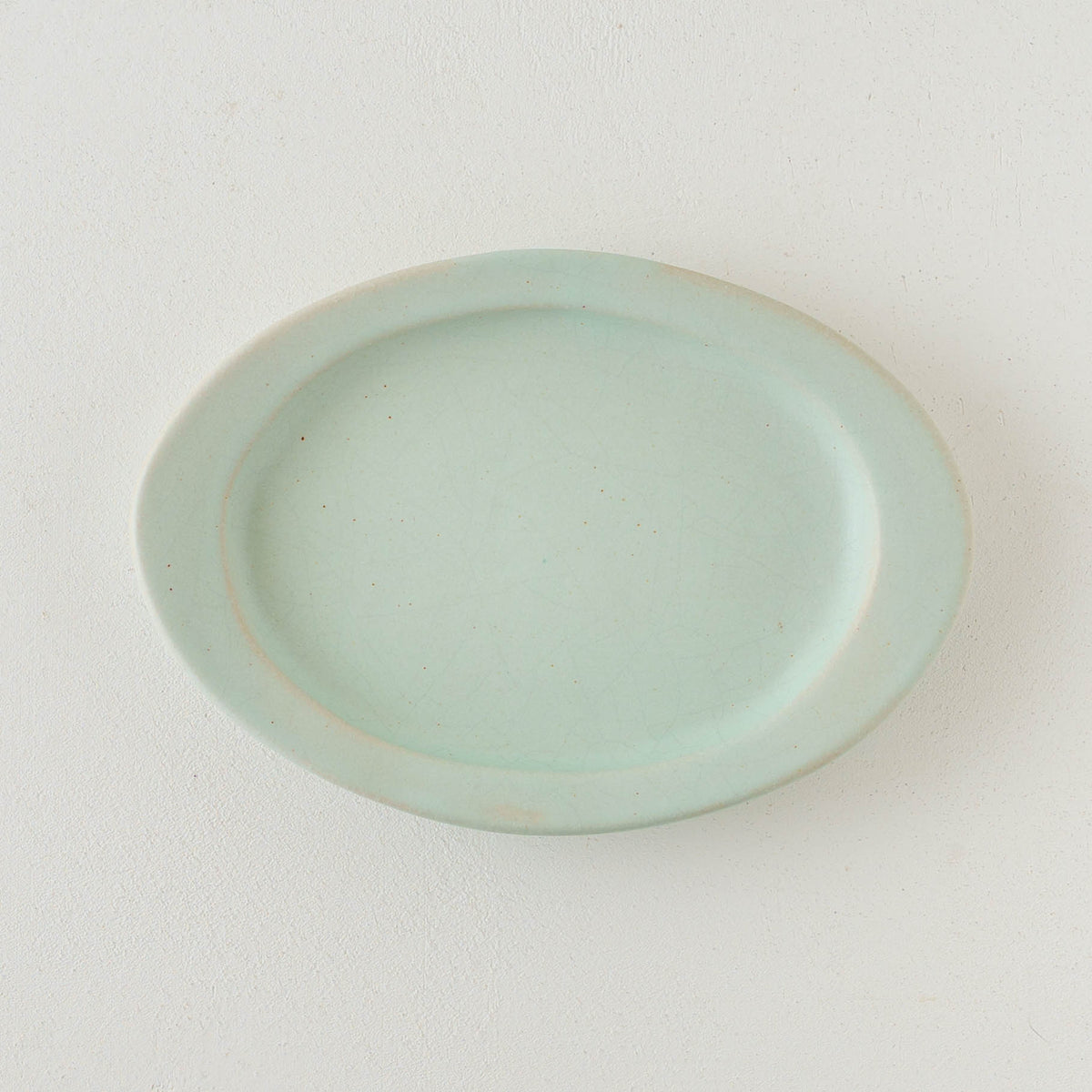 Oval Plate M Mint Blue | Mami Furukawa