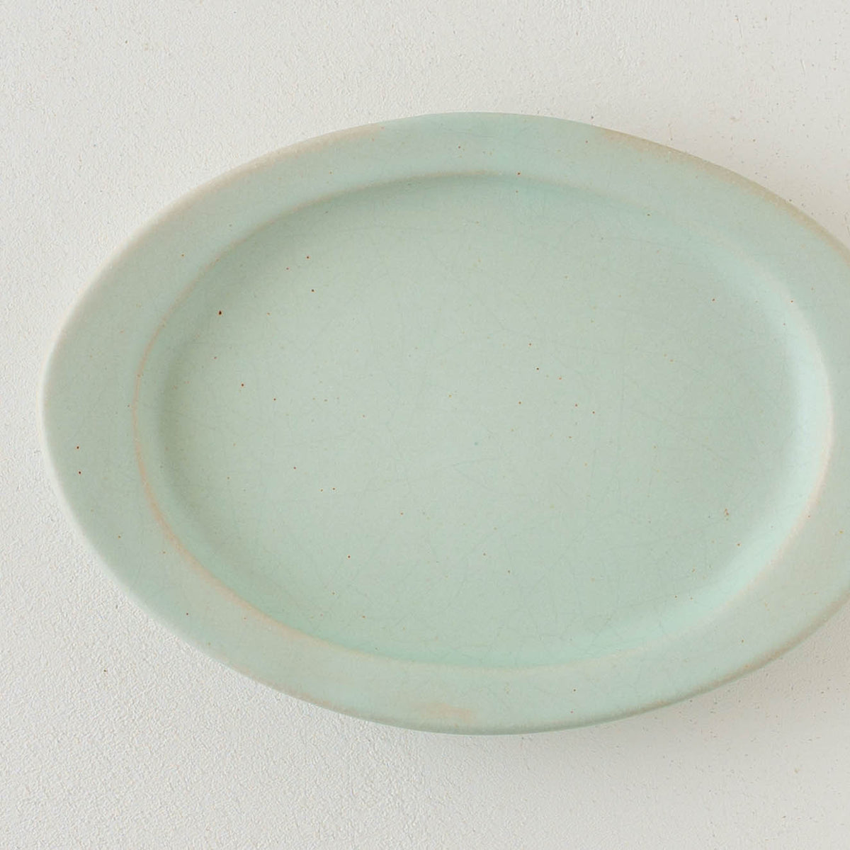 Oval Plate M Mint Blue | Mami Furukawa