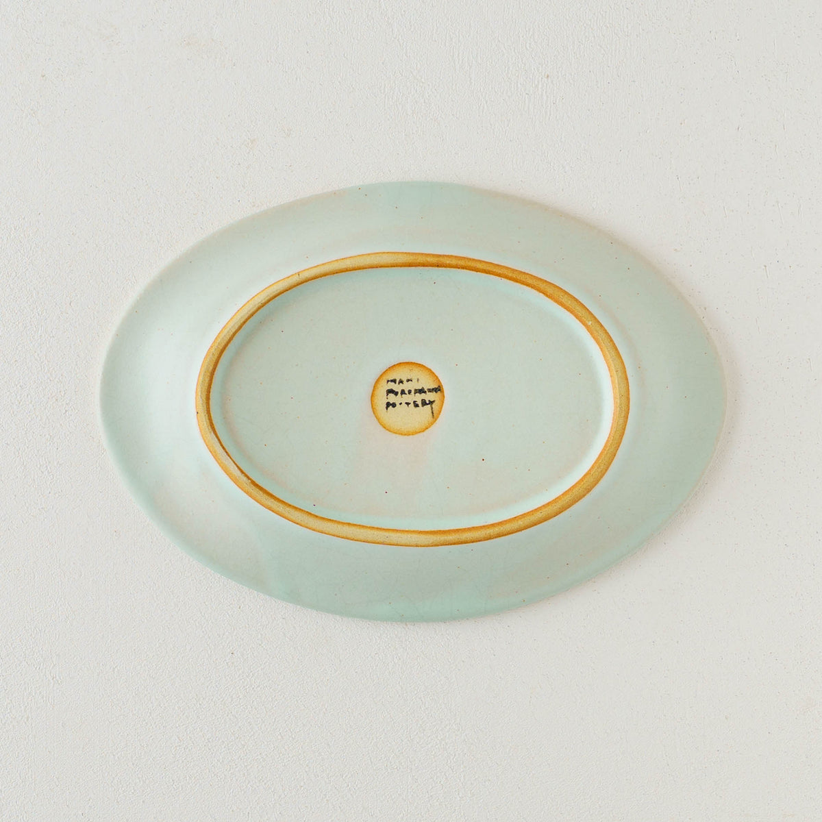 Oval Plate M Mint Blue | Mami Furukawa