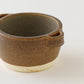 Heat-resistant bowl with handles brown | Mami Furukawa