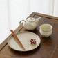 21cm plate Apple ash | Totsu Keiichiro