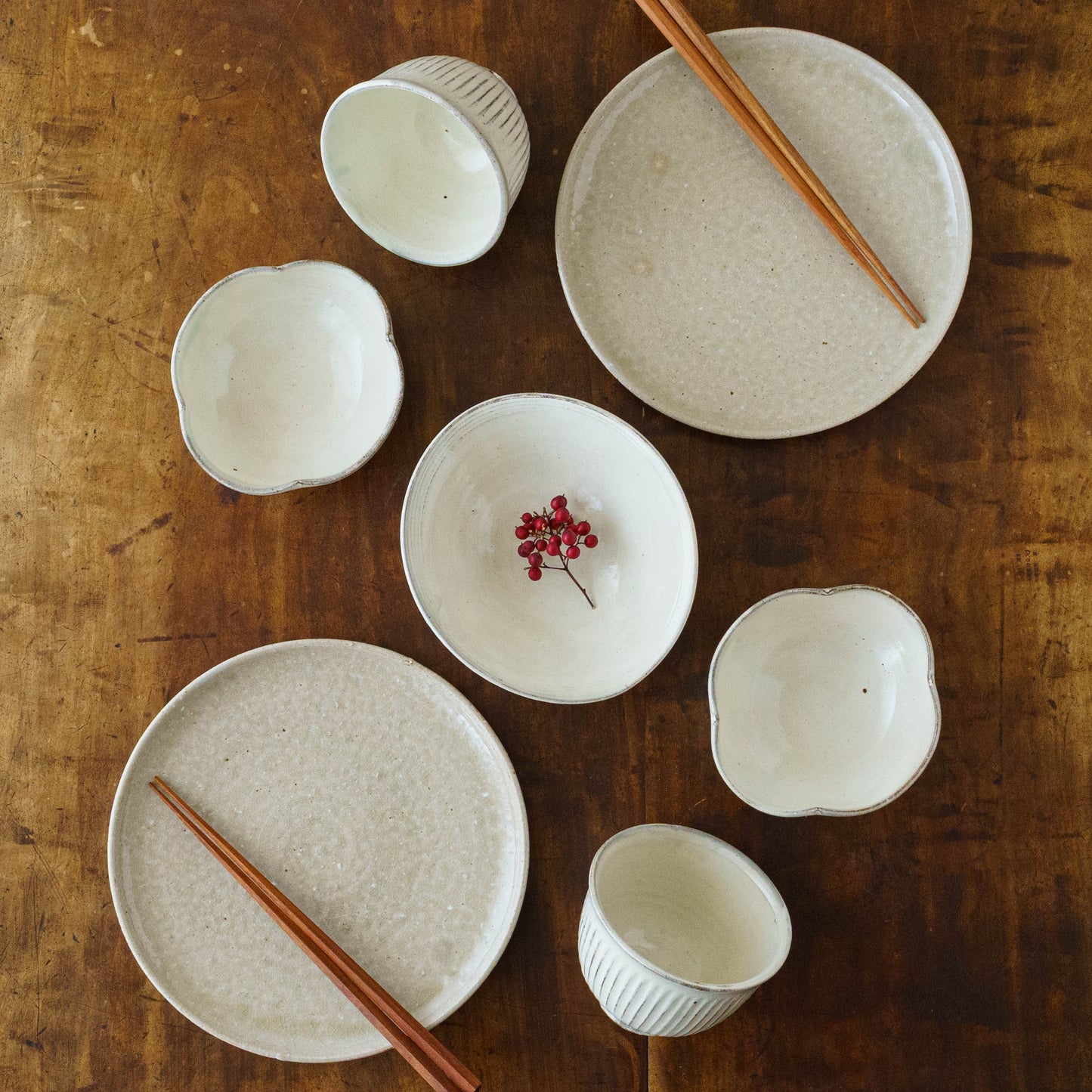 21cm plate Apple ash | Totsu Keiichiro
