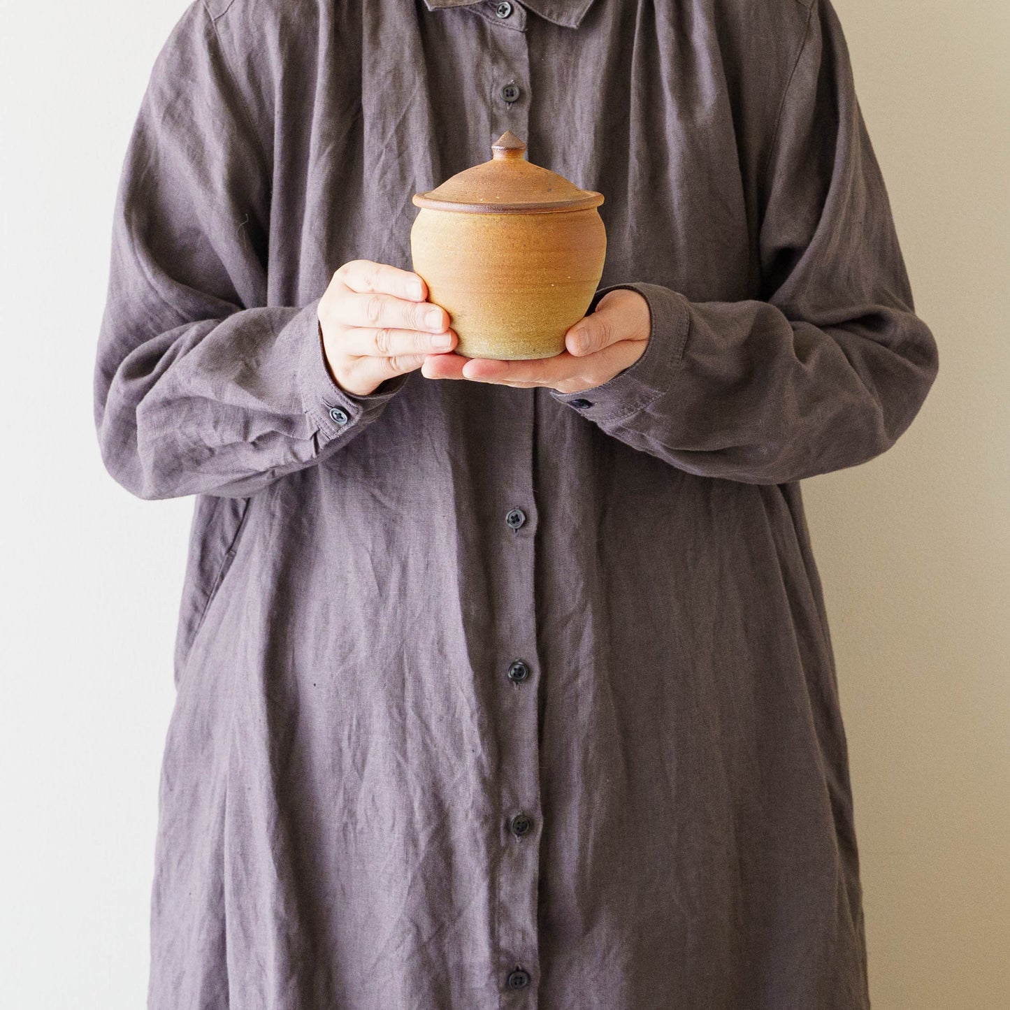 Salt pot M｜Kawajiri pottery
