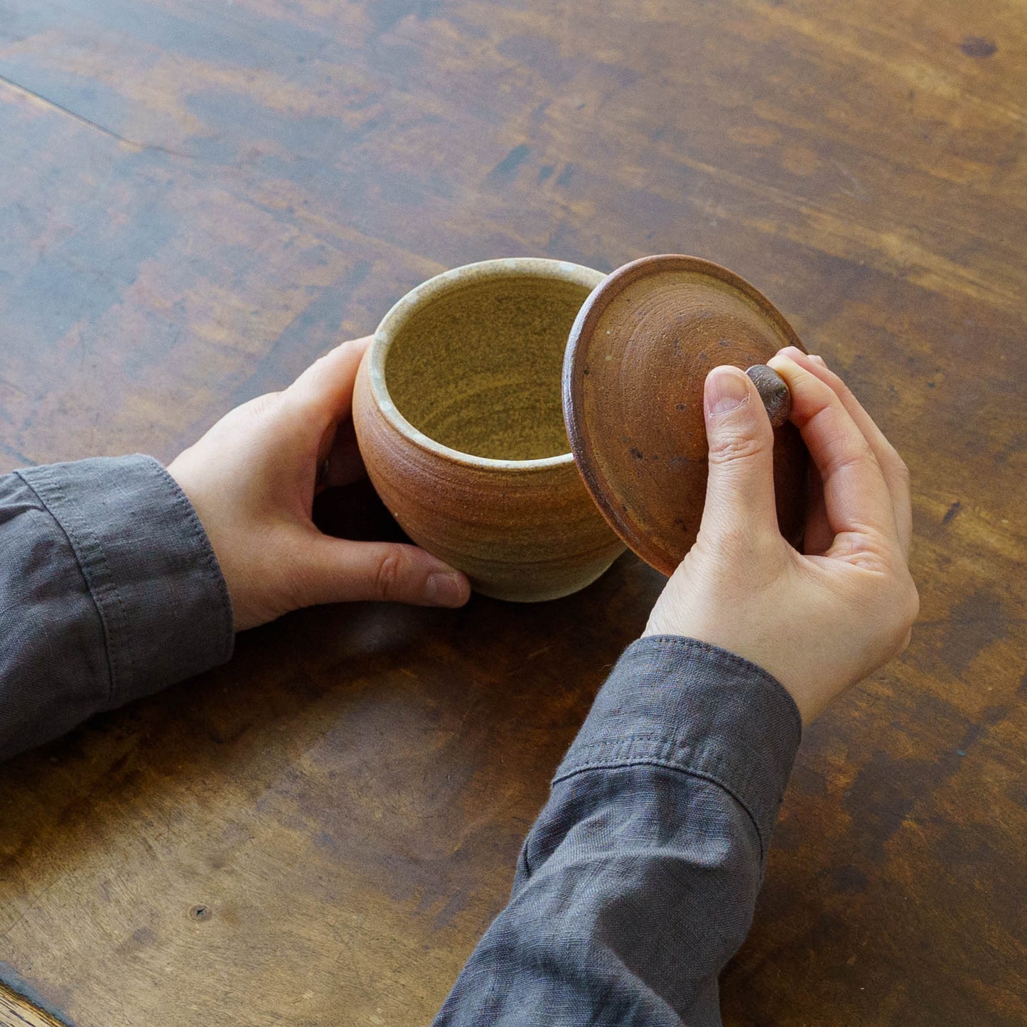 Salt pot M｜Kawajiri pottery