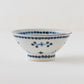 Kotobe pattern rice bowl small Hanagaki pattern Red | Tosai kiln Nagato Ceramics Tobe ware