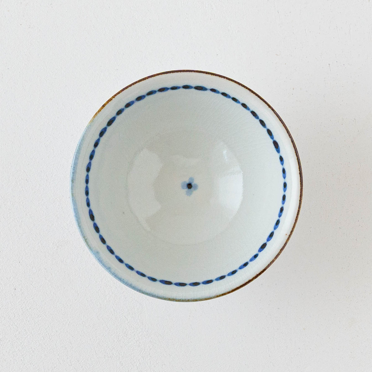 Kotobe pattern rice bowl small Hanagaki pattern Red | Tosai kiln Nagato Ceramics Tobe ware
