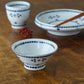 Kotobe pattern rice bowl small Hanagaki pattern Red | Tosai kiln Nagato Ceramics Tobe ware
