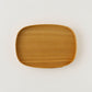 Round Corner mini tray ash  | Tomoharu Funahashi