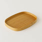 Round Corner mini tray ash  | Tomoharu Funahashi