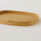 Round Corner mini tray ash  | Tomoharu Funahashi