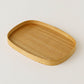 Round Corner mini tray ash  | Tomoharu Funahashi