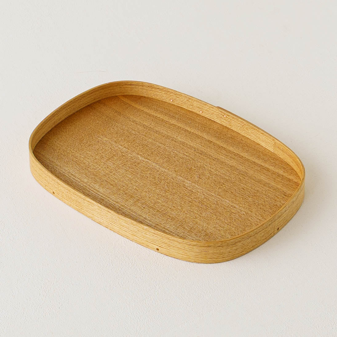 Round Corner mini tray ash  | Tomoharu Funahashi