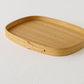 Round Corner mini tray ash  | Tomoharu Funahashi