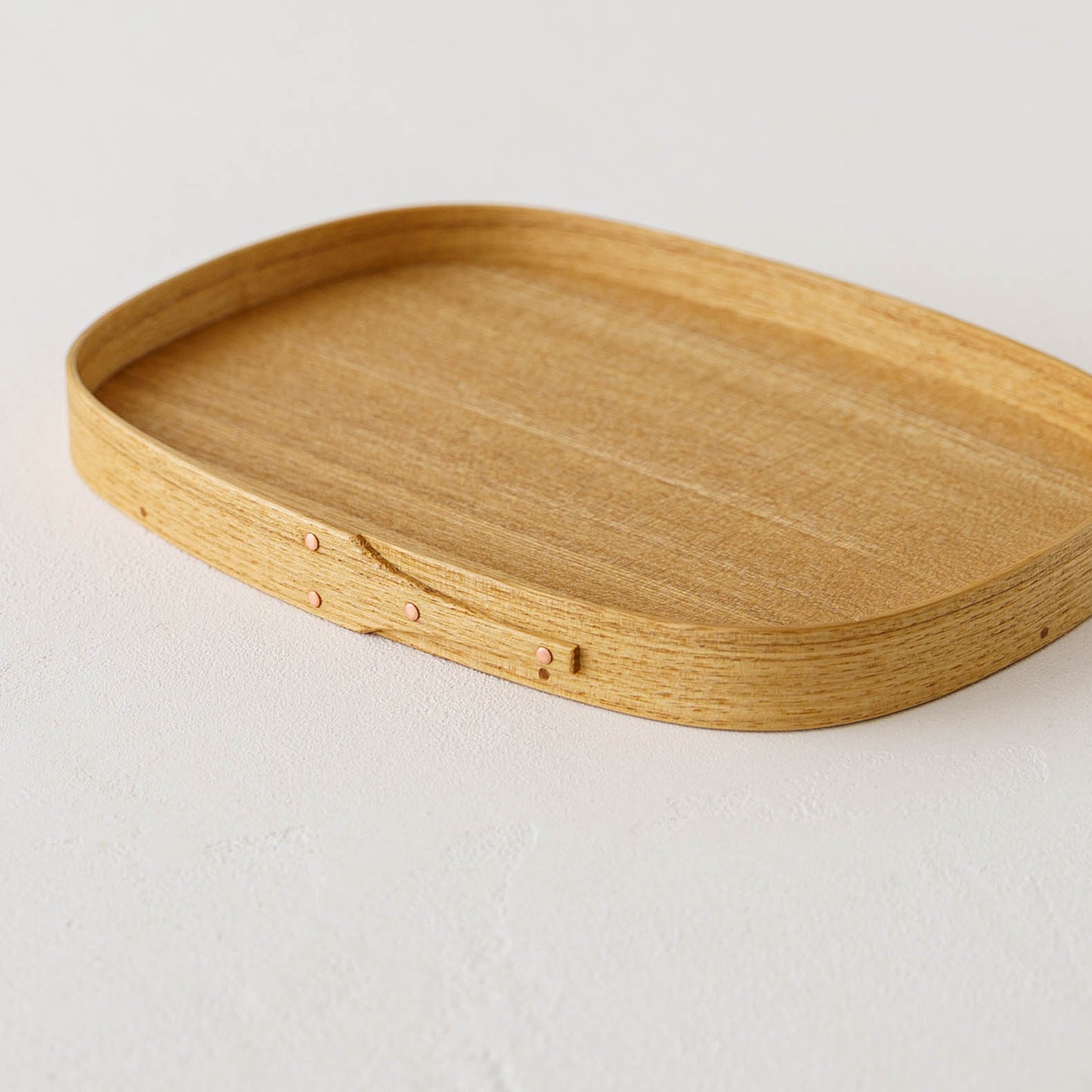 Round Corner mini tray ash  | Tomoharu Funahashi