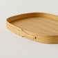 Round Corner mini tray ash  | Tomoharu Funahashi
