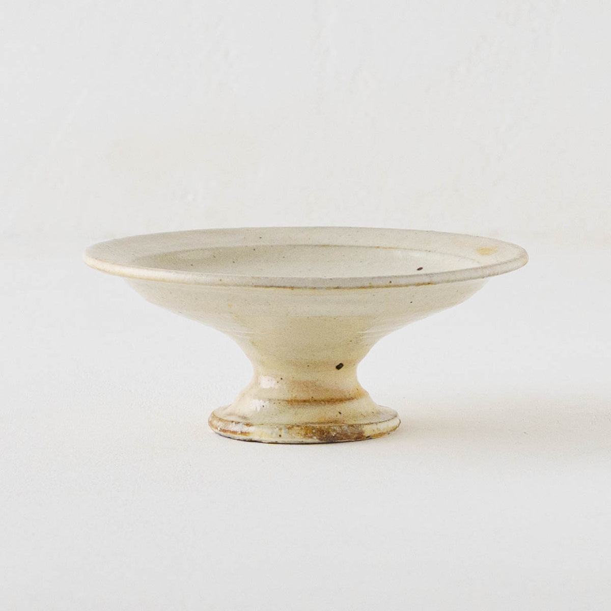 Iron-Sanded Compote Dish, 13cm | Furutani Ceramics Studio
