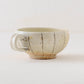 Vertical Iron-Wire Pattern Handled Round Soup Cup | Futani Pottery