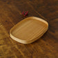 Round Corner mini tray ash  | Tomoharu Funahashi
