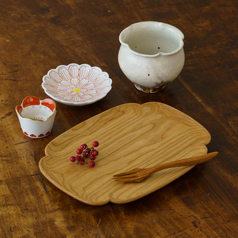 Mokko Plate chestnut | Tomoharu Funahashi