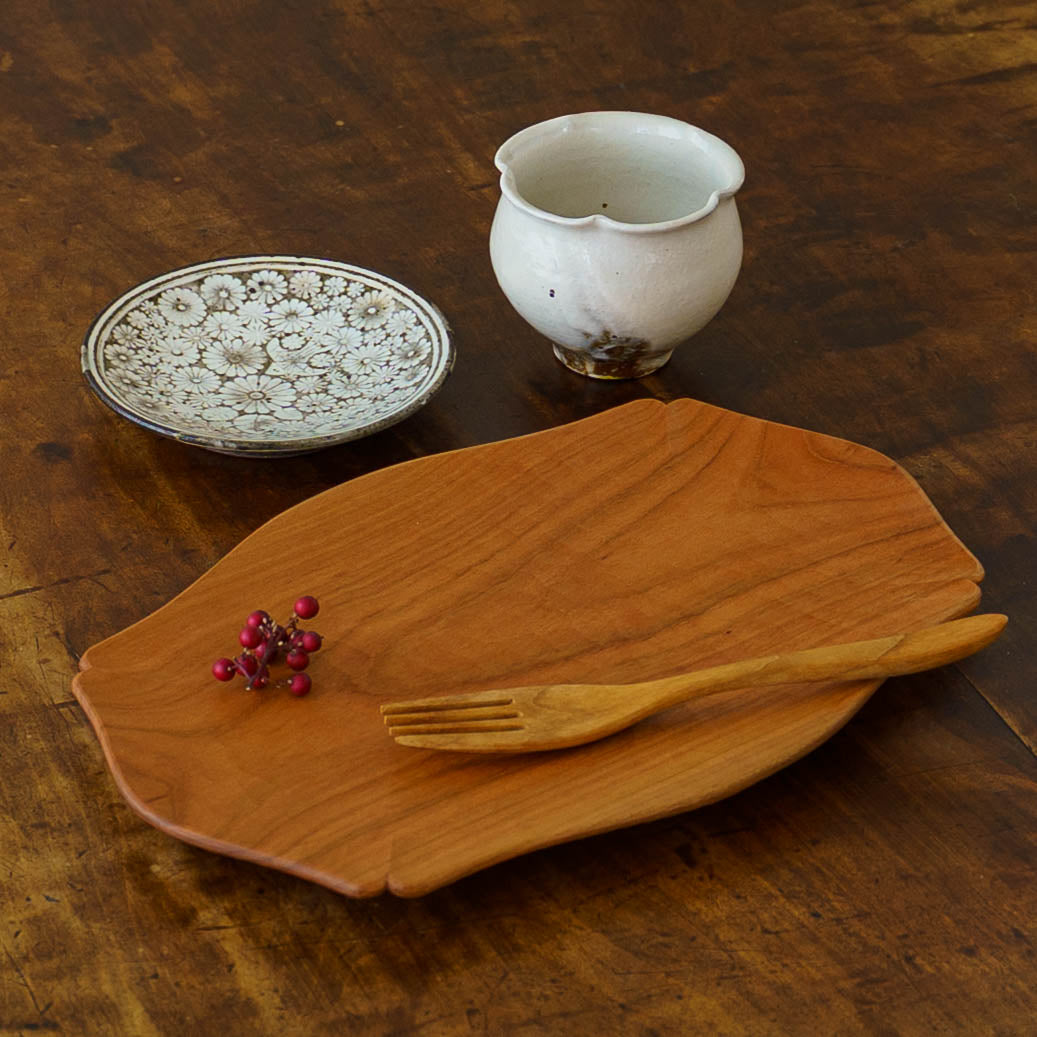 Kikkou plate L Cherry | Tomoharu Funahashi