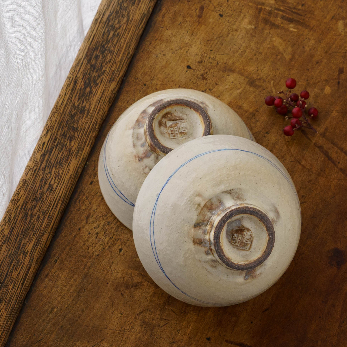 Gosu-line Rice Bowl (Small) | Furutani Pottery