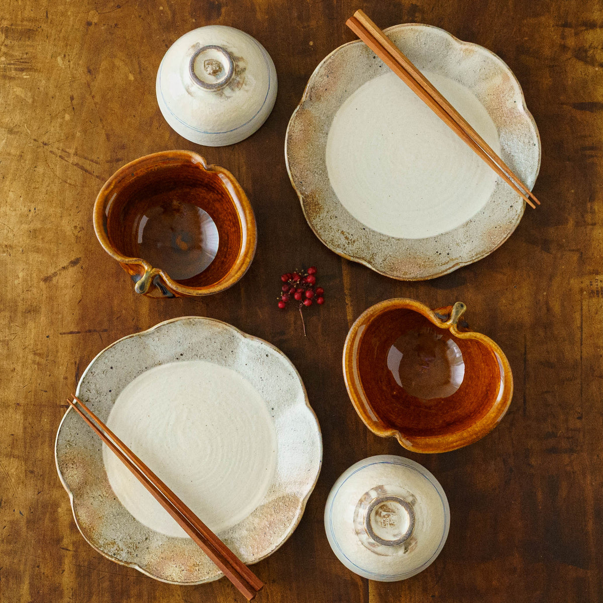 Gosu-line Rice Bowl (Small) | Furutani Pottery