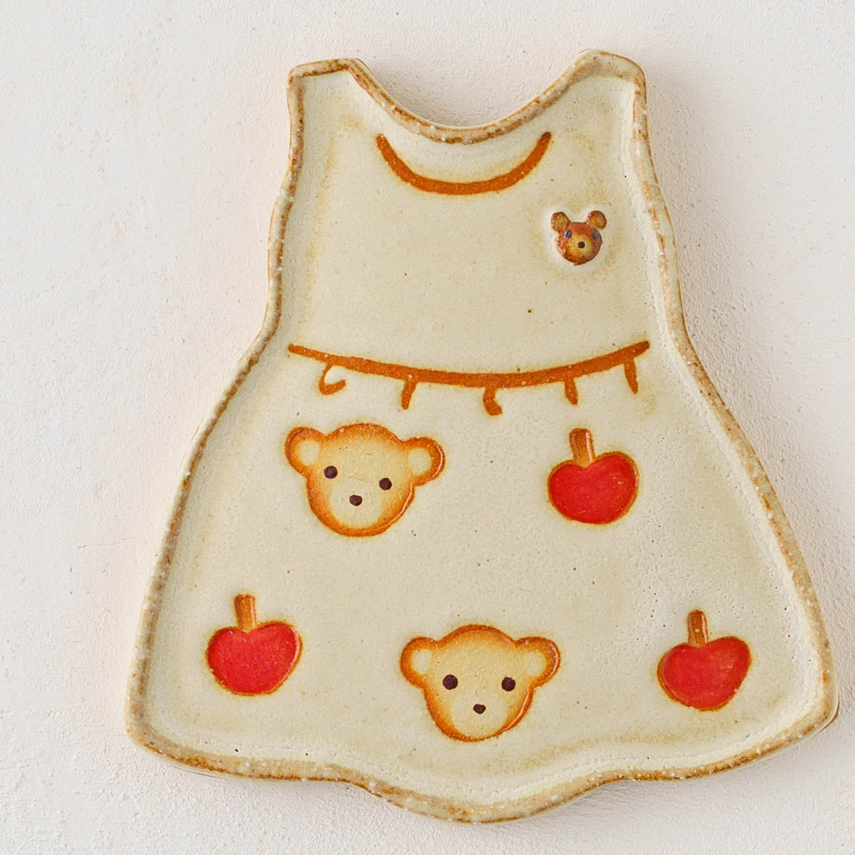 Hat and Dress Set  Bear & Apple | Ryoko Kimura