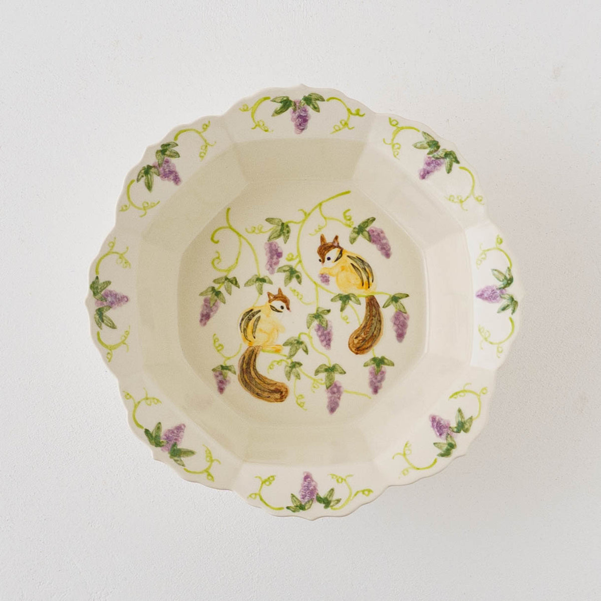 Bowl Squirrel Grape M｜Sugar Poppo